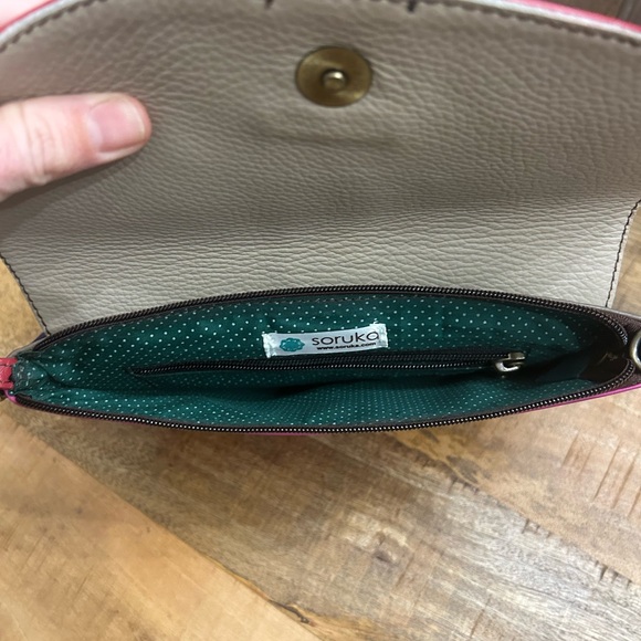 Soruka recycled leather handbag. Excellent condition. - Picture 2 of 7